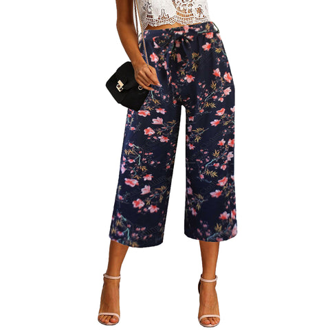 Wide Leg Printed Culottes