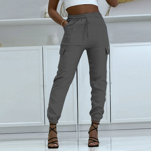 (478/479) Stretchy Cargo Pocket Trousers