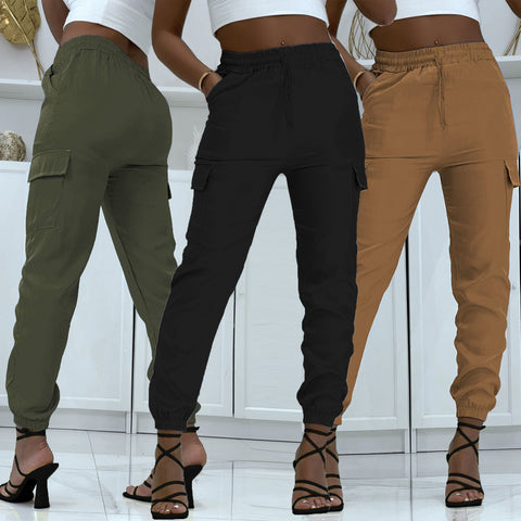 (478/479) Stretchy Cargo Pocket Trousers