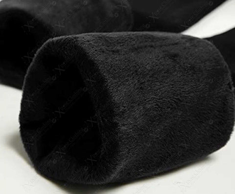 (99897) Plus Size Fur Lined Leggings