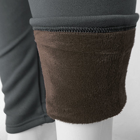 (99897) Plus Size Fur Lined Leggings