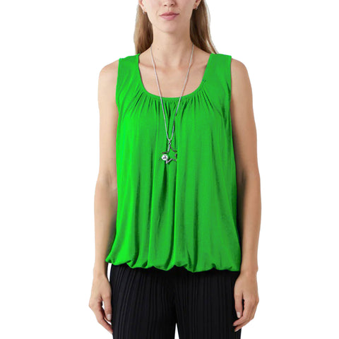 Anna Necklace Ruched Neck Vest