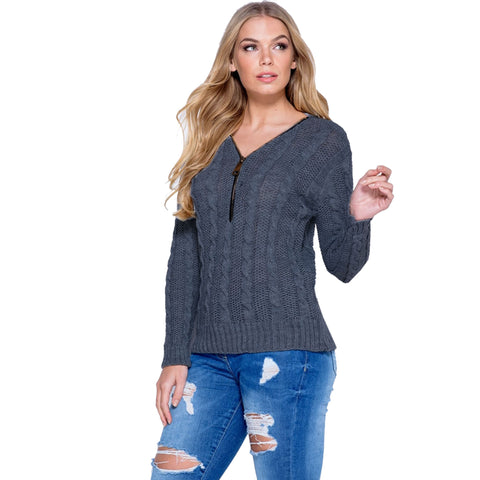 Zip Neck Jumper