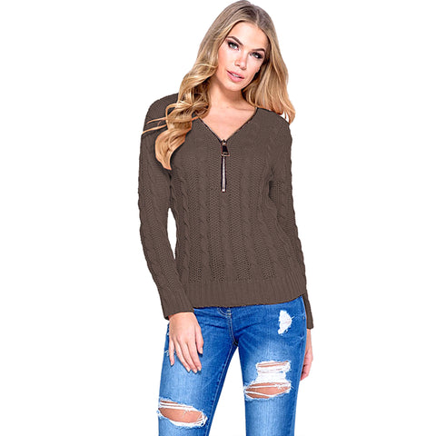 Zip Neck Jumper