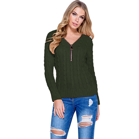 Zip Neck Jumper