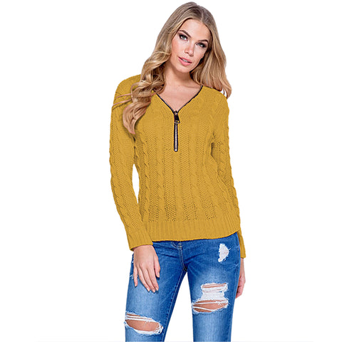 Zip Neck Jumper