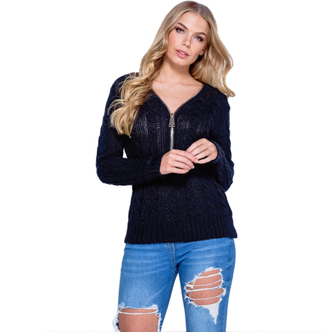 Zip Neck Jumper
