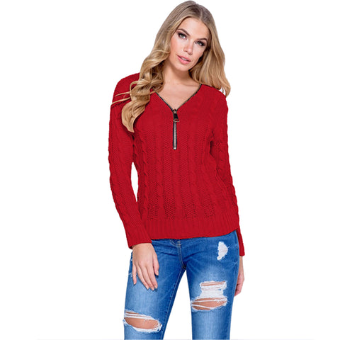 Zip Neck Jumper