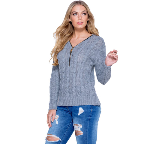Zip Neck Jumper