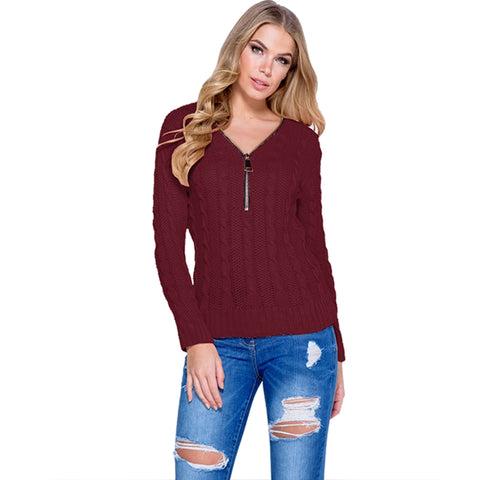 Zip Neck Jumper