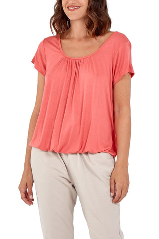 NEW LADIES PLUS SIZE SCOOP NECK STRETCHY JERSEY TOP WOMENS T-SHIRT GYPSY 12-20