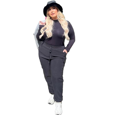 Ladies PLUS SIZE Combat Style Cargo Trousers Womens Big Stretch Fit Jogger Pants