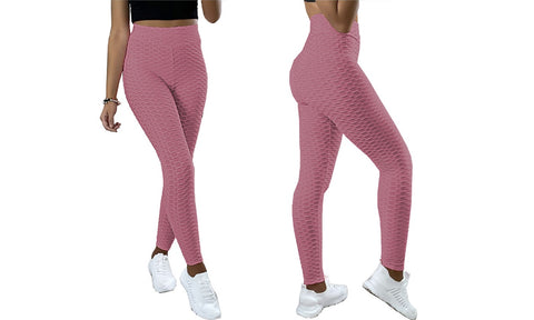 Ladies Honeycomb Textured Leggings