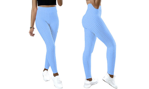 Ladies Honeycomb Textured Leggings