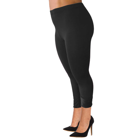 (99897) Plus Size Fur Lined Leggings