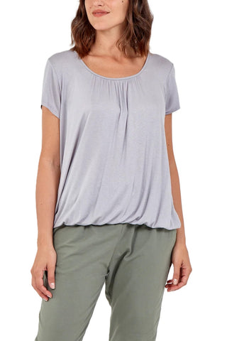 NEW LADIES PLUS SIZE SCOOP NECK STRETCHY JERSEY TOP WOMENS T-SHIRT GYPSY 12-20
