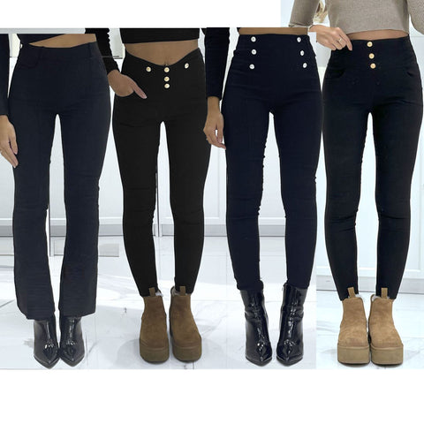 LADIES BLACK STRETCH JEANS WOMENS VARIOUS BOOTLEG SKINNY LEG SLIM FIT JEAN PANTS