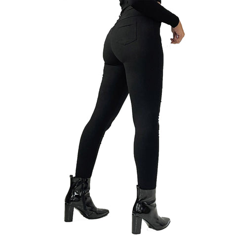 LADIES BLACK STRETCH JEANS WOMENS VARIOUS BOOTLEG SKINNY LEG SLIM FIT JEAN PANTS