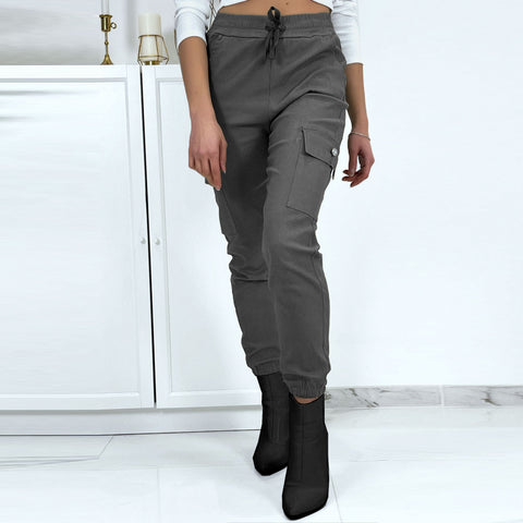 (478/479) Stretchy Cargo Pocket Trousers