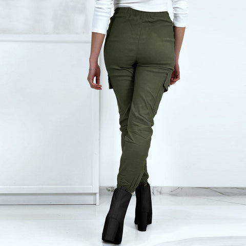 (478/479) Stretchy Cargo Pocket Trousers