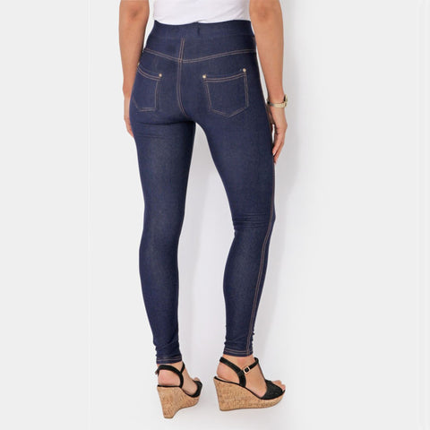 (5602) Denim Print Leggings