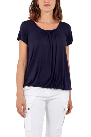 NEW LADIES PLUS SIZE SCOOP NECK STRETCHY JERSEY TOP WOMENS T-SHIRT GYPSY 12-20