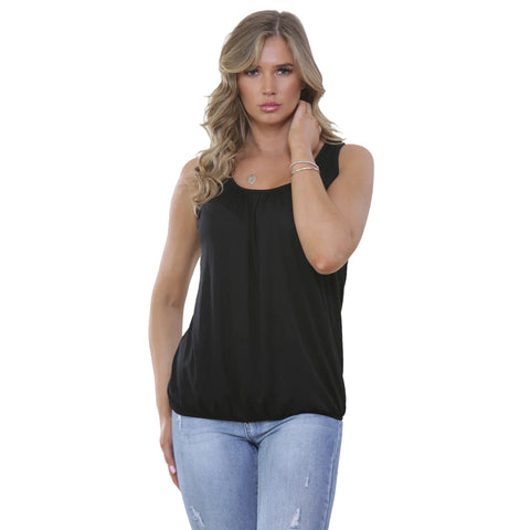 Nadia Ruched Neck Vest