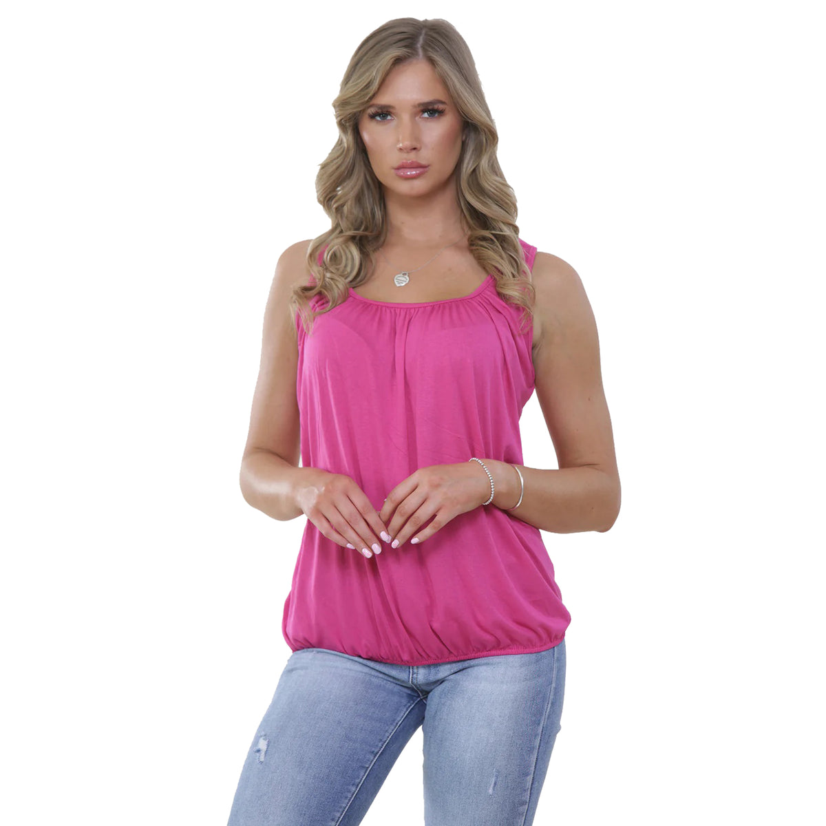 Nadia Ruched Neck Vest