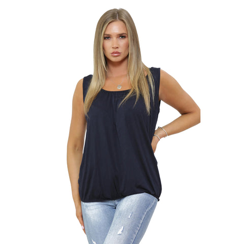 Nadia Ruched Neck Vest