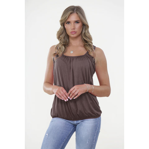 Nadia Ruched Neck Vest