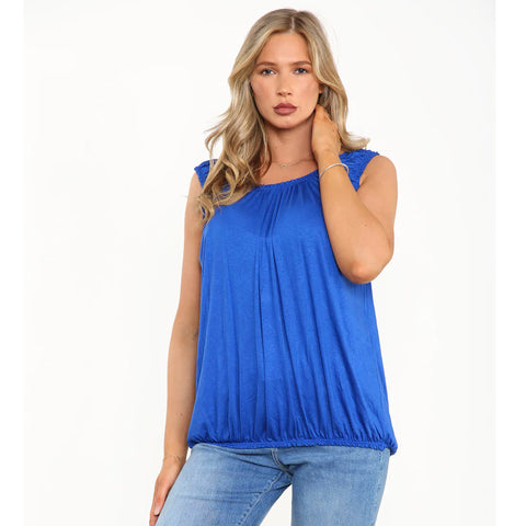 Nadia Ruched Neck Vest