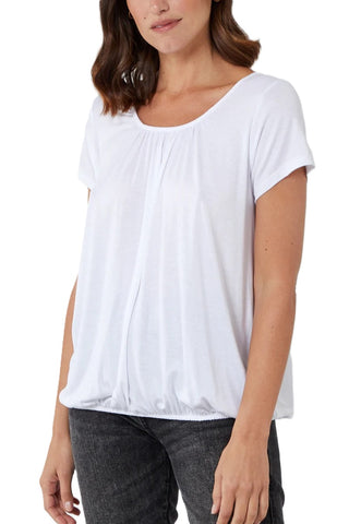 NEW LADIES PLUS SIZE SCOOP NECK STRETCHY JERSEY TOP WOMENS T-SHIRT GYPSY 12-20