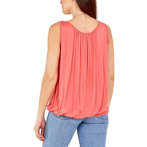 Anna Necklace Ruched Neck Vest