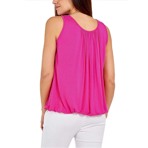 Anna Necklace Ruched Neck Vest