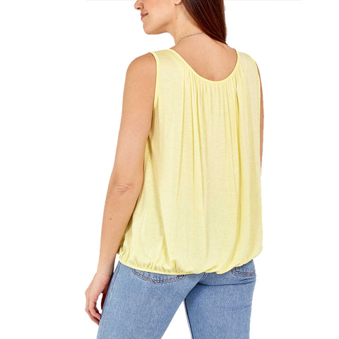 Anna Necklace Ruched Neck Vest