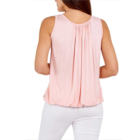 Anna Necklace Ruched Neck Vest