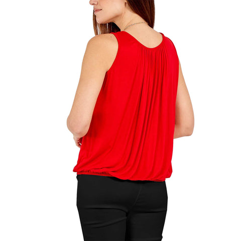Anna Necklace Ruched Neck Vest