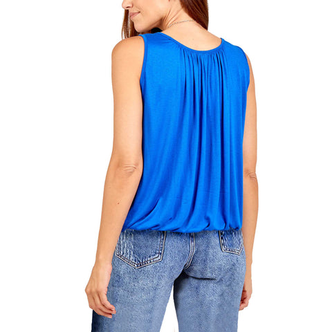Anna Necklace Ruched Neck Vest
