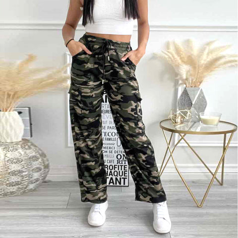 (HL-75) Camouflage Cargo Trousers