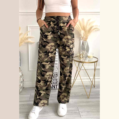 (HL-75) Camouflage Cargo Trousers
