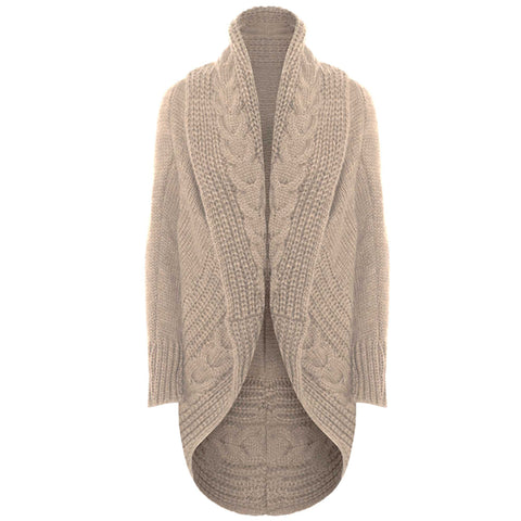 Chunky Cable Knit Cardigan