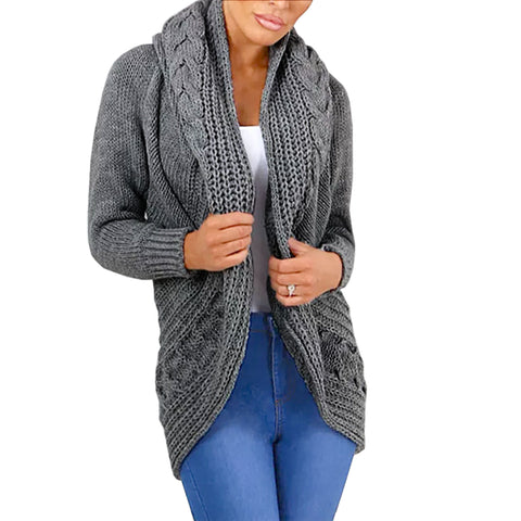 Chunky Cable Knit Cardigan