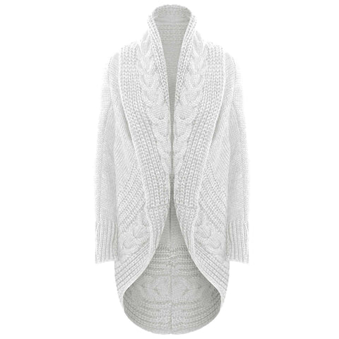 Chunky Cable Knit Cardigan