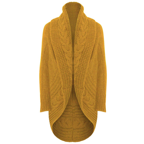 Chunky Cable Knit Cardigan