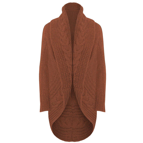 Chunky Cable Knit Cardigan