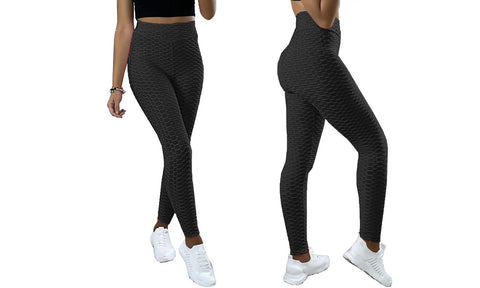 Ladies Honeycomb Textured Leggings