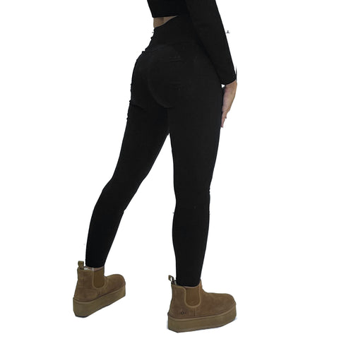 LADIES BLACK STRETCH JEANS WOMENS VARIOUS BOOTLEG SKINNY LEG SLIM FIT JEAN PANTS